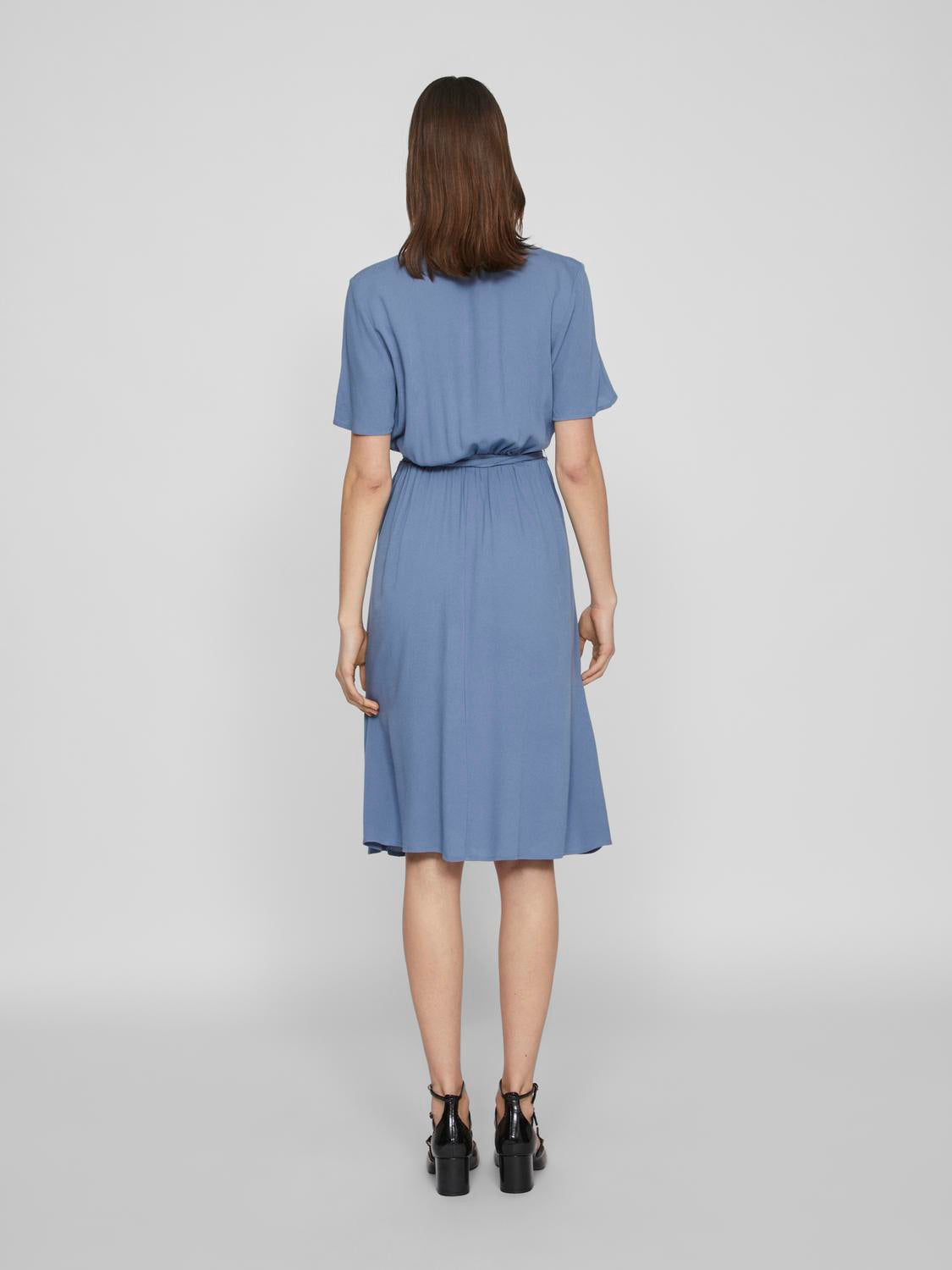 VIMOASHLY Dress - Coronet Blue