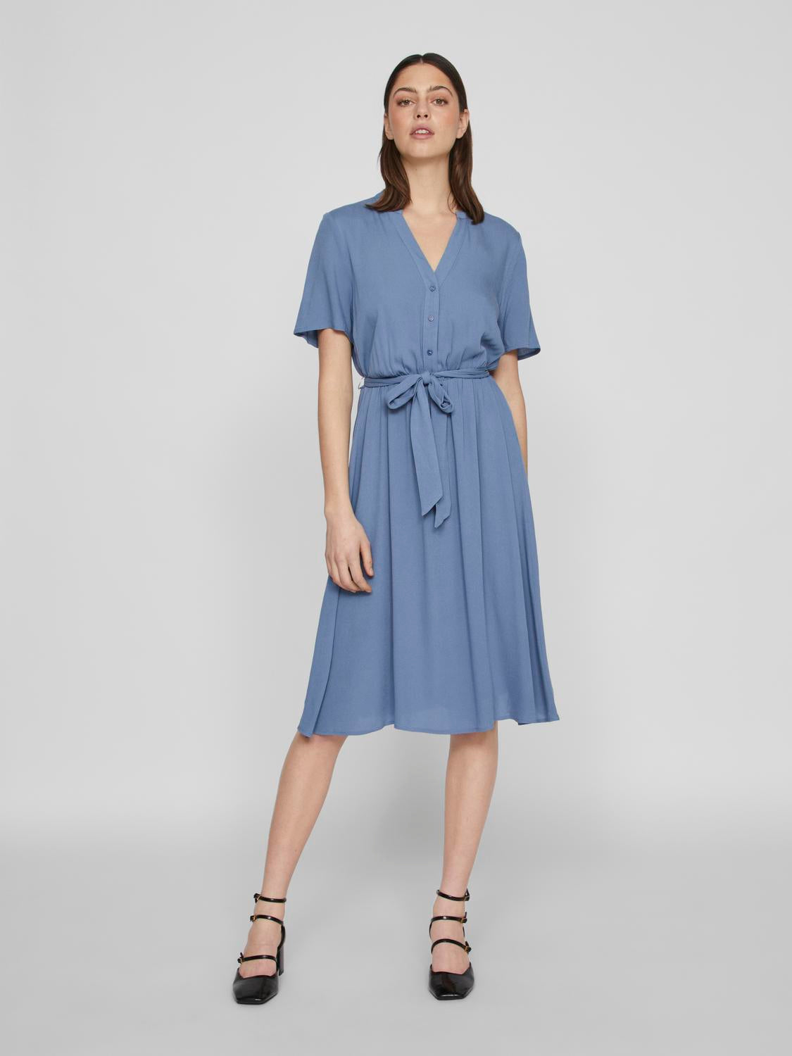 VIMOASHLY Dress - Coronet Blue