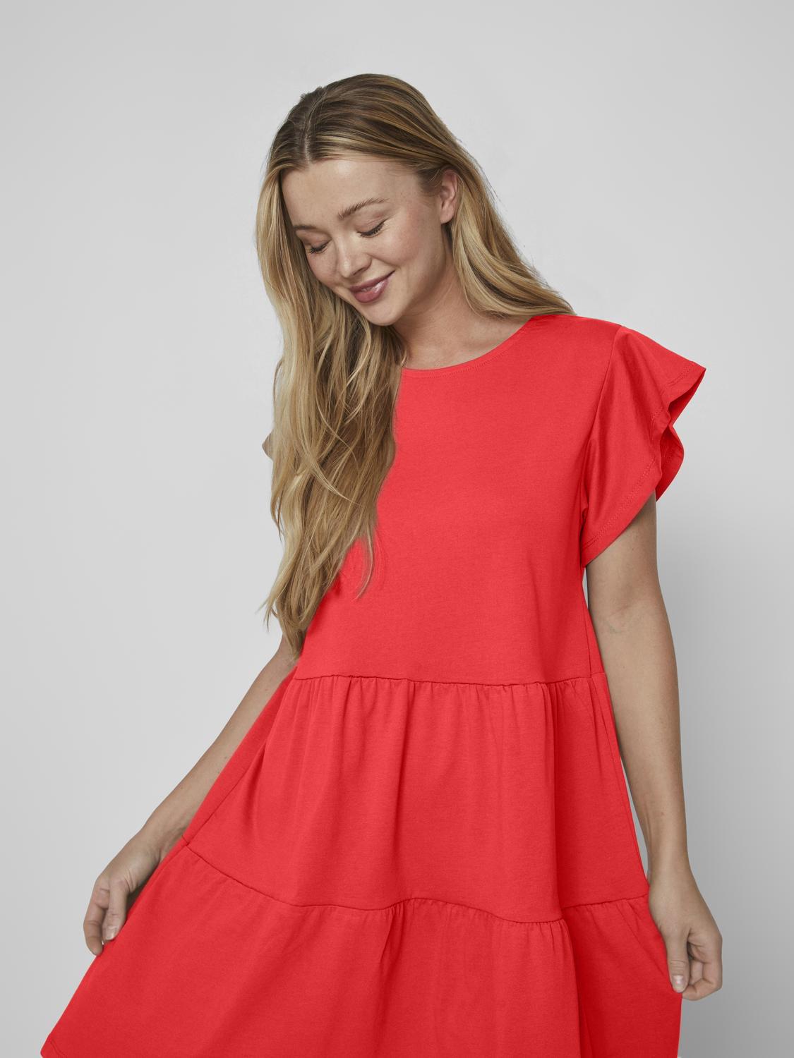 VISUMMER Dress - Poppy Red