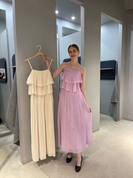 VICHIFFAN Long Dress - Birch