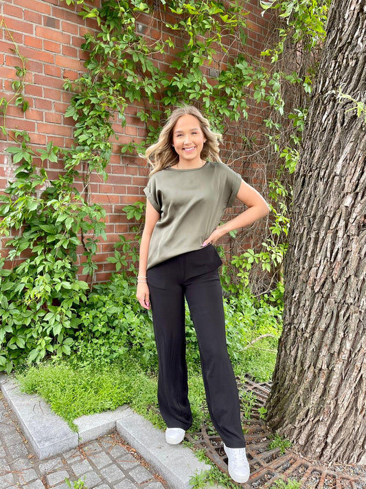 VIELLETTE T-Shirts & Tops - Dusty Olive