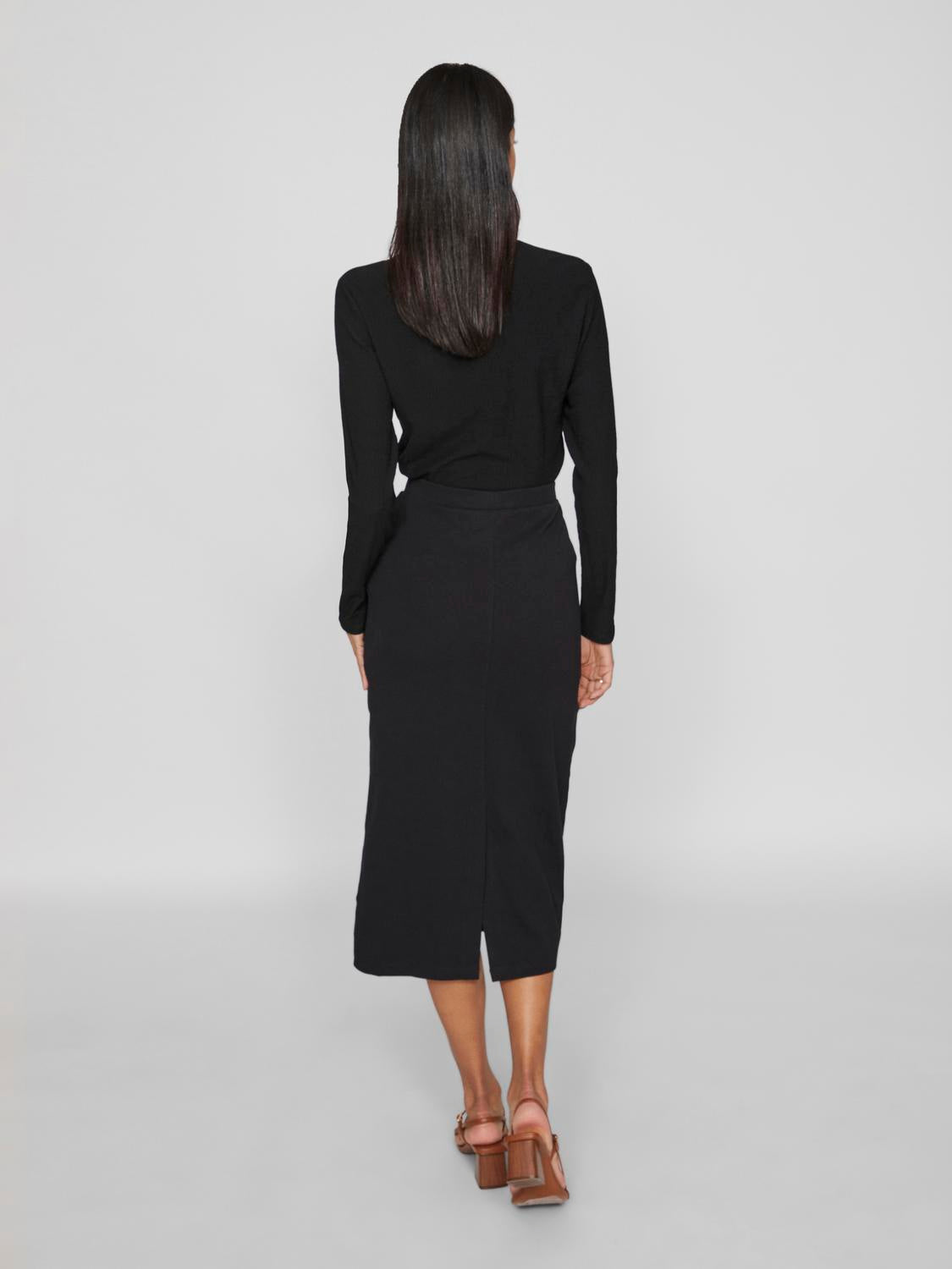 VIRAVINA Long Skirt - Black Beauty