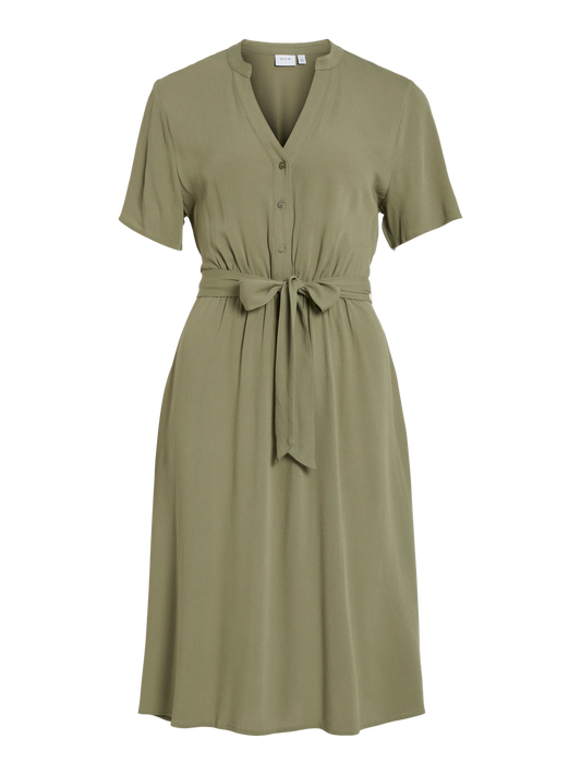 VIMOASHLY Dress - Oil Green