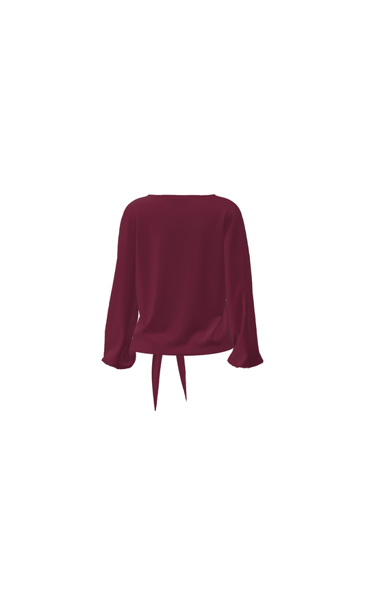 VIRASHA T-Shirts & Tops - Beet Red